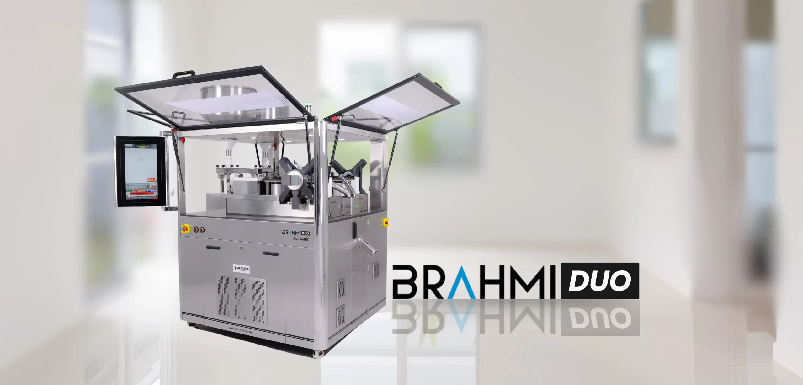 Accura Pharmaquip’s Brahmi DUO is a revolutionary automatic vision inspection machine designed for the pharma industry, supporting all types of pills.