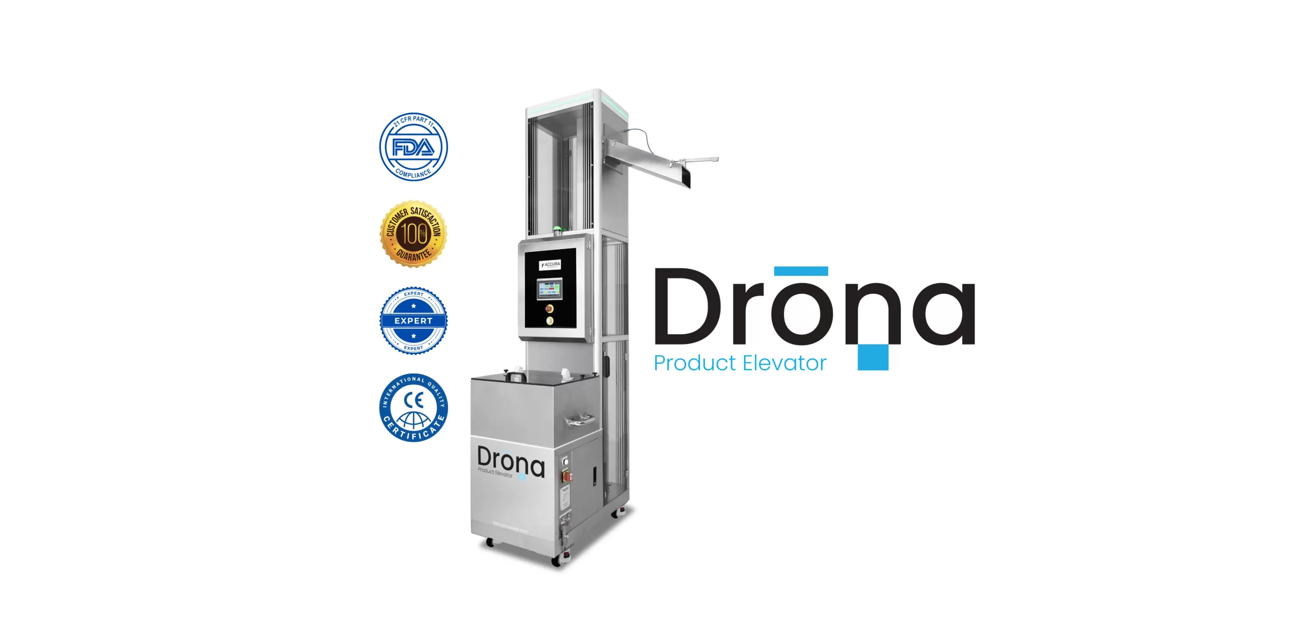 Drona: The Innovative Product Elevator for the Pharmaceutical Industry